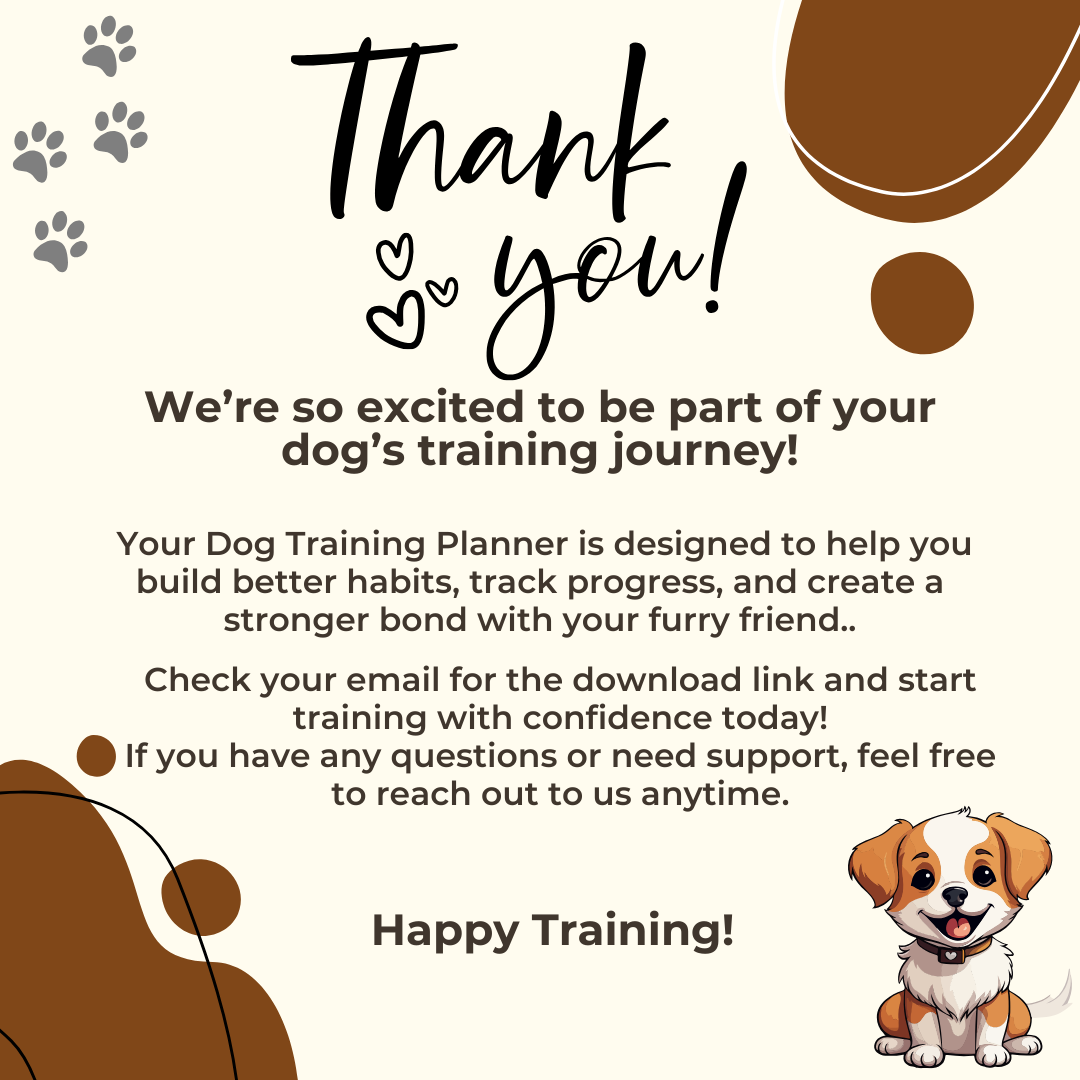 Complete Dog Training Log & Pet Care Organizer | Track Training Progress, Health Records, & Daily Routines | Puppy to Adult Dogs