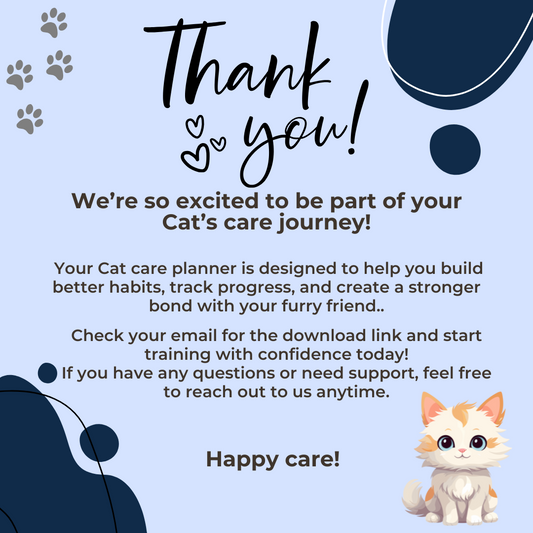 Complete Cat Health & Wellness Planner – Vet, Feeding & Behavior Tracker
